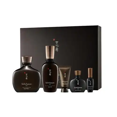 sulwhasoo雪花秀男士水乳套盒清爽保湿护肤套装新旧包装随机发