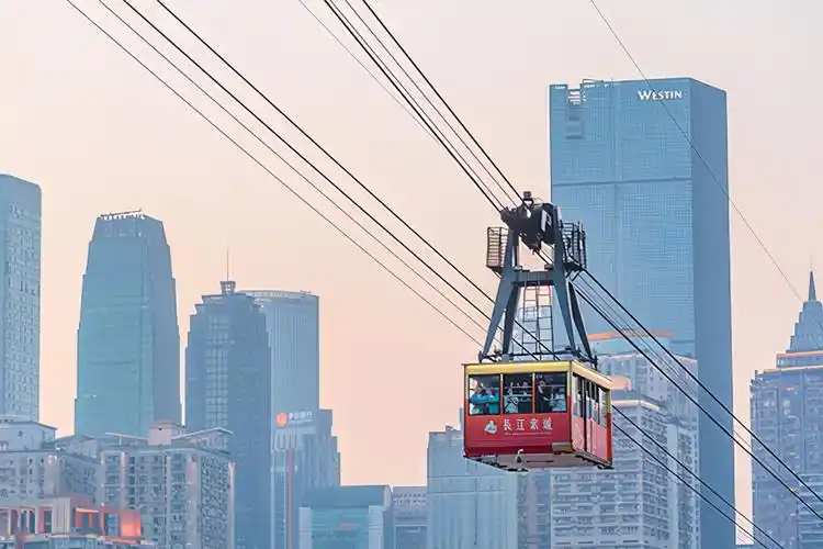 亲身乘坐重庆长江索道体验地道文化感受独一无二的都市空中游-搜狐大