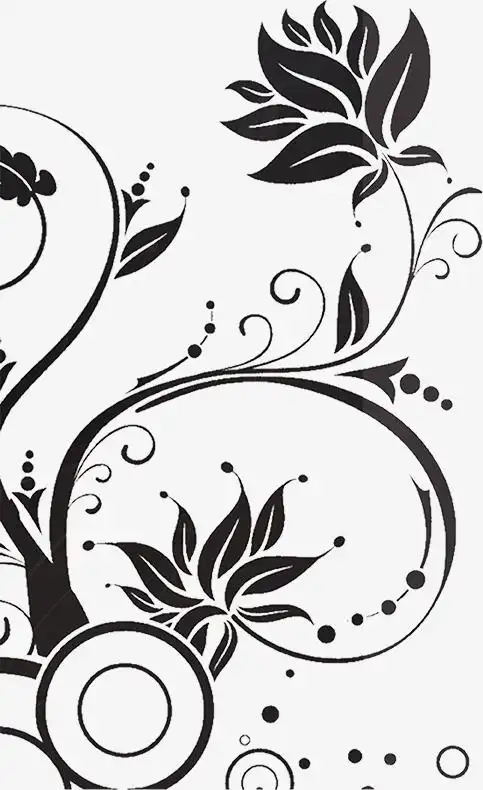 抽象花纹【高清装饰元素png素材】-90设计