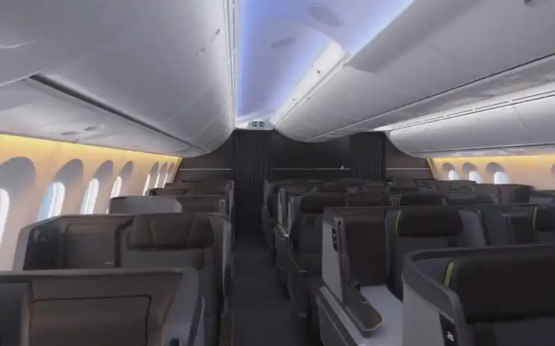 长荣航空eva首架波音7879客舱内饰精彩展示