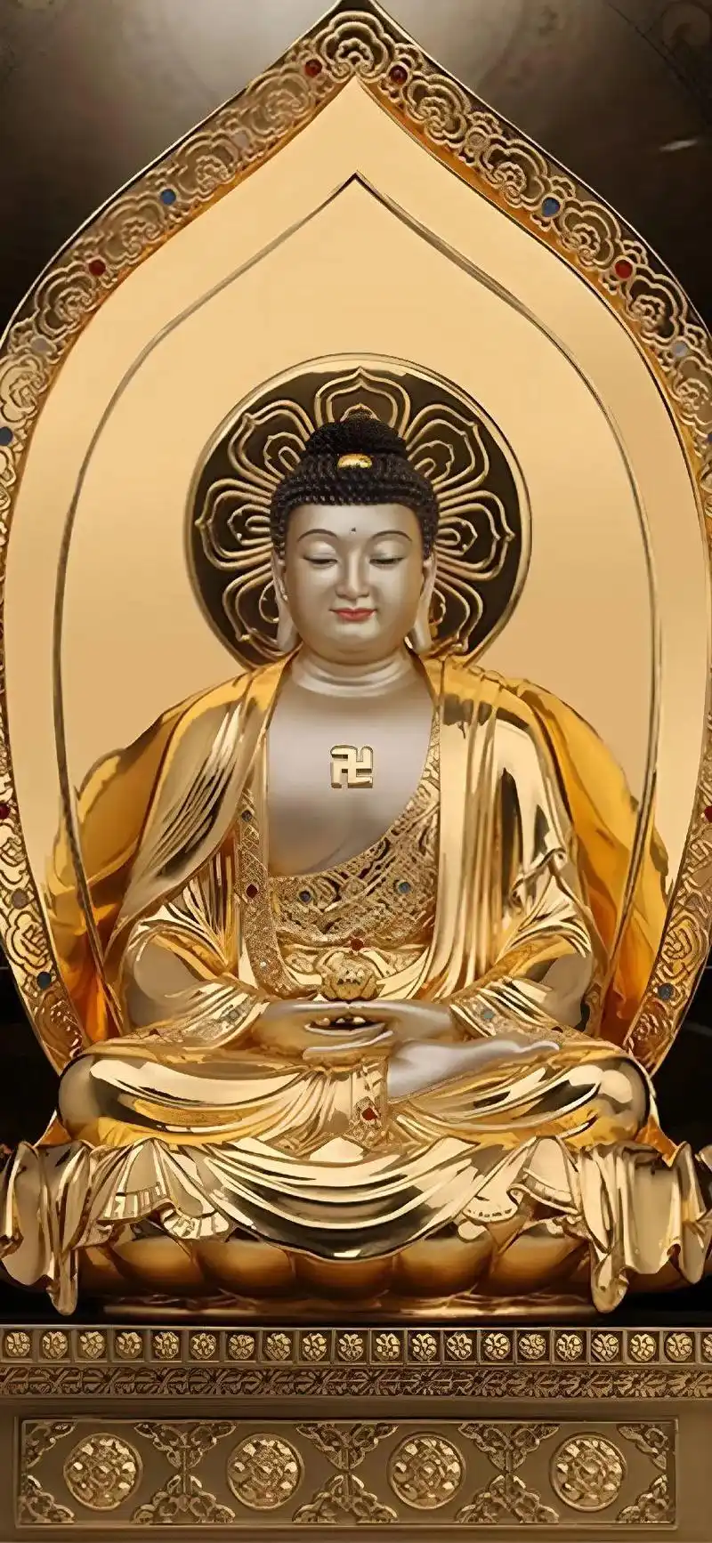 "南无阿弥陀佛"这句佛号,是万种功德的结晶,具有不可思议的力量