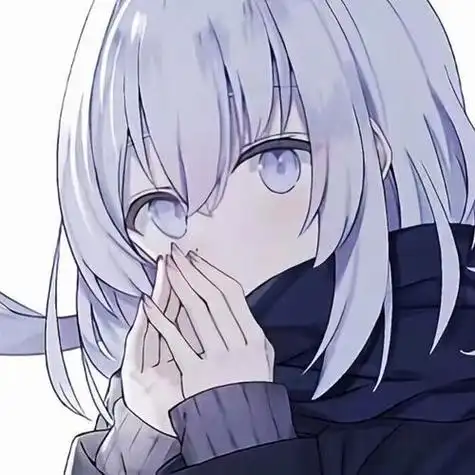 动漫头像女半脸好看头像女动漫半张脸