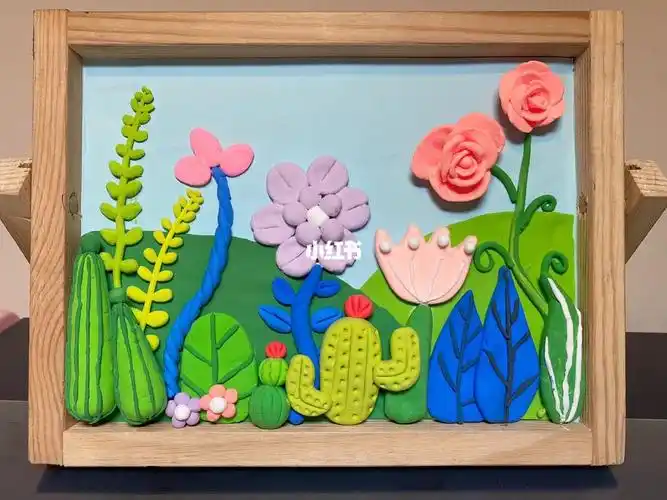 黏土  #粘土相框  #我的手工日常