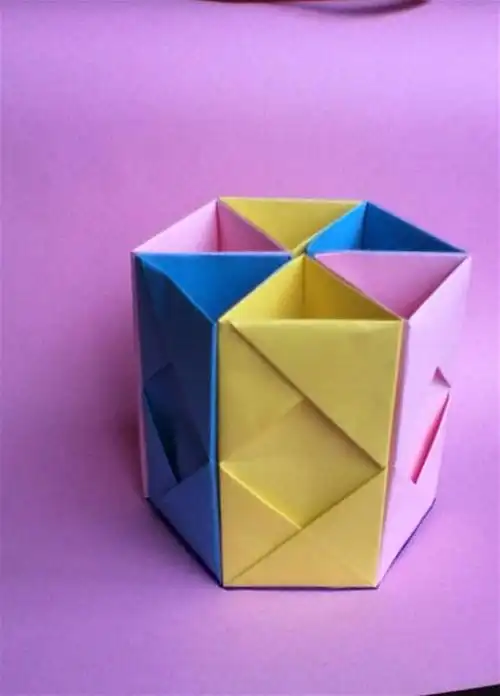 非常简单实用的笔筒制作教程 儿童创意diy纸艺