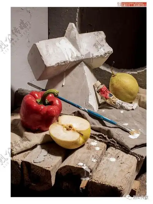 素描静物照片对画写生石膏临摹范本演绎广东联考国美术绘画册书tmall