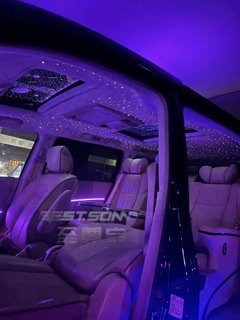 翻毛皮星空顶77abcd柱77星空顶膜7764色氛围灯氛围灯效果 豪华