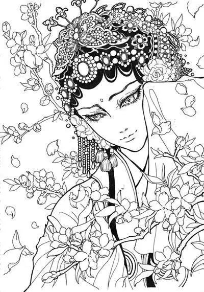 苏州昆曲人物简笔画昆曲简笔画