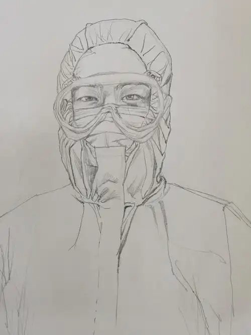 战疫英雄,最美天使!张相三人物画素描作品选!