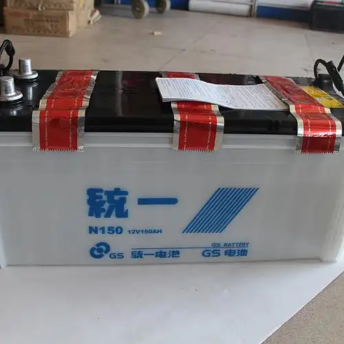 天津统一蓄电池n15012v150ah汽车船舶发电机专用启动起动型