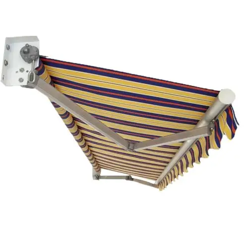 遮阳新款伸缩加厚铝合金加粗折叠式阳台露台手摇遮阳篷