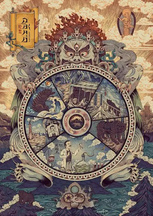 轮回|插画|商业插画|越上层楼_原创作品-站酷zcool