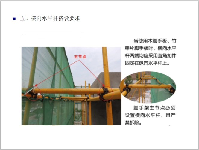 建筑工程外脚手架搭设工艺标准培训讲义