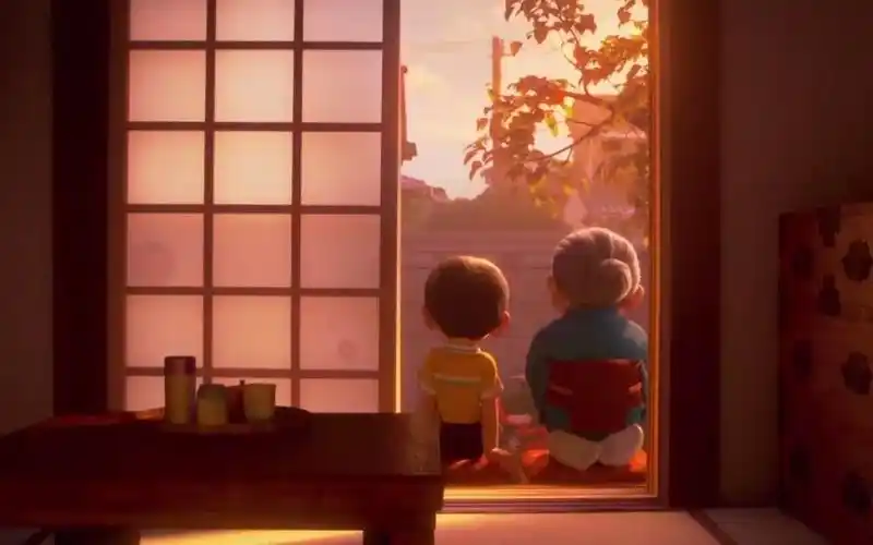 哆啦a梦:伴我同行2 夕阳下的背影很怀念_哔哩哔哩bilibili