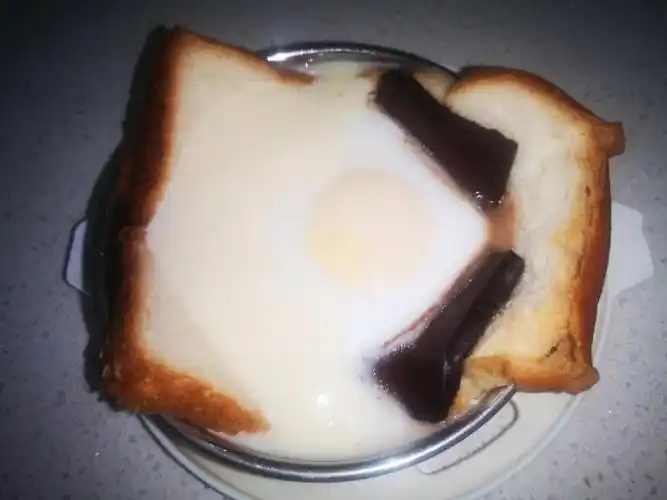 未修图蒸蛋器甜品巨好吃