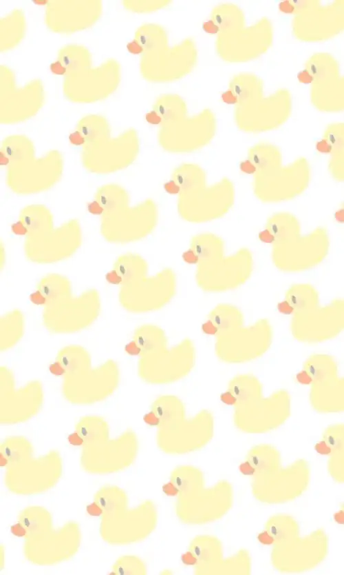 壁纸 平铺 小黄鸭 可爱