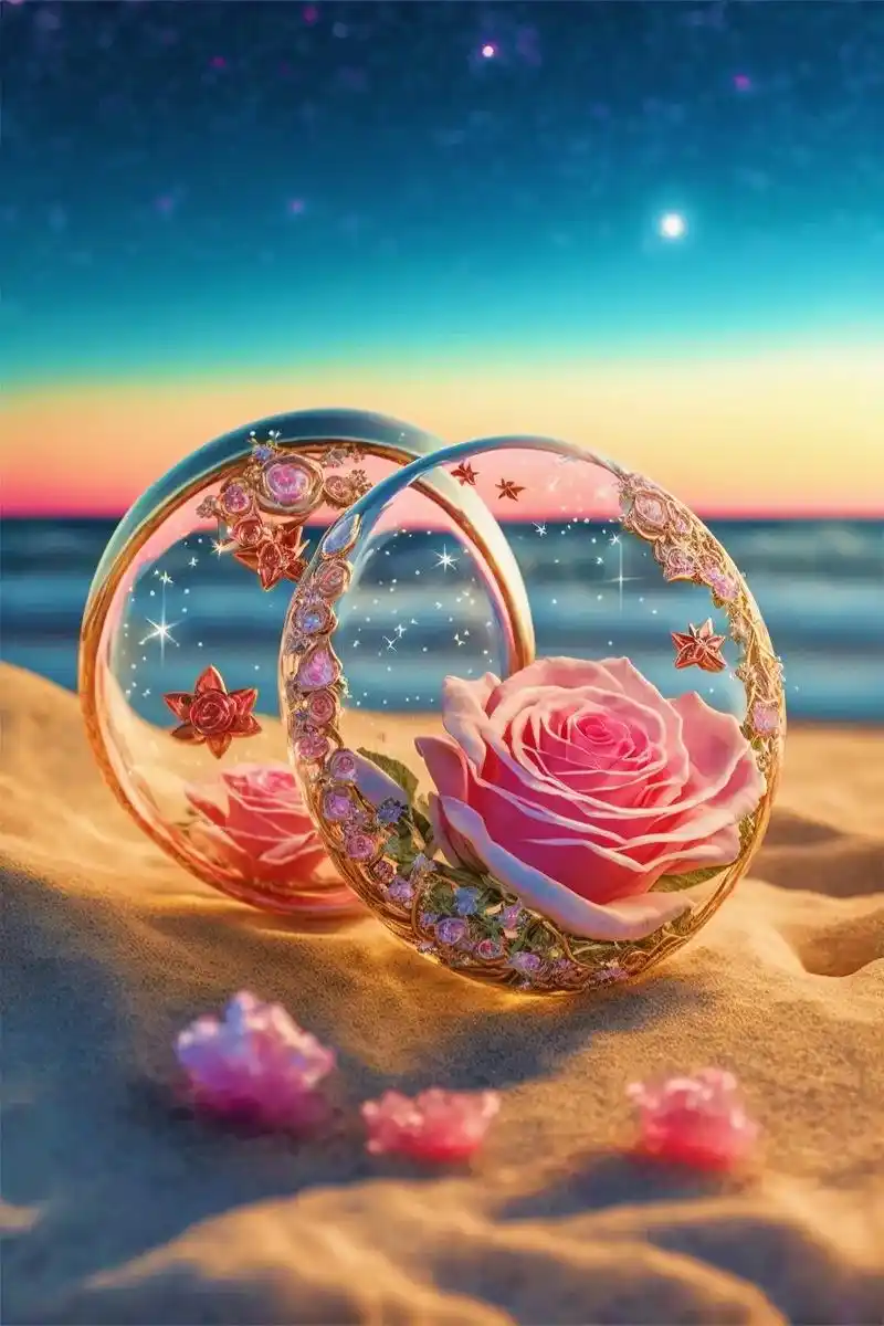 爱情对戒.至死不渝的浪漫,这么浪漫时刻,当然要分享给懂浪漫的 - 抖音