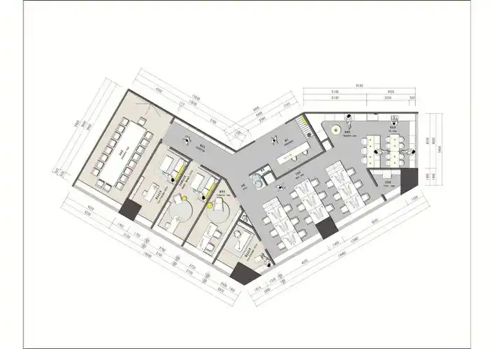 400平办公室设计