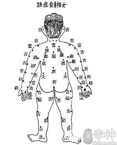 女人背上有痣好不好 女生后背痣相图解大全