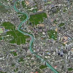 成都市三维地图