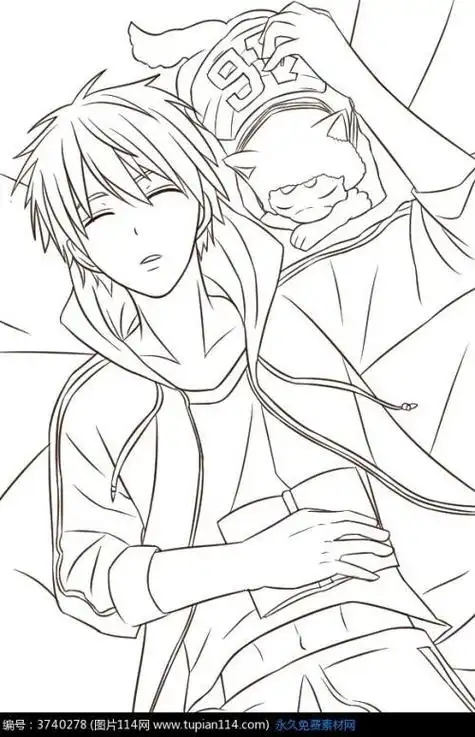 简笔画头像男生呆萌搞怪手绘简笔画人物男生手绘漫画人物男简笔画男孩