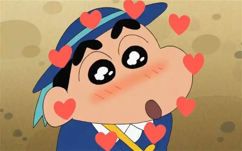 娜娜子温柔又漂亮,小新满脸花痴眼冒星星,好喜欢她