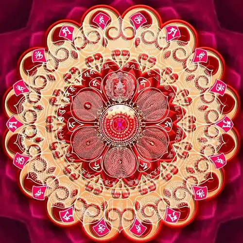 mandala|这是我见过最好看的曼陀罗咒轮合集,太惊艳了!
