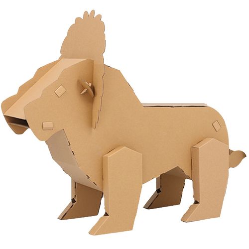 儿童玩具纸箱恐龙动物模型组装纸板大型手工手工制其他手工制作