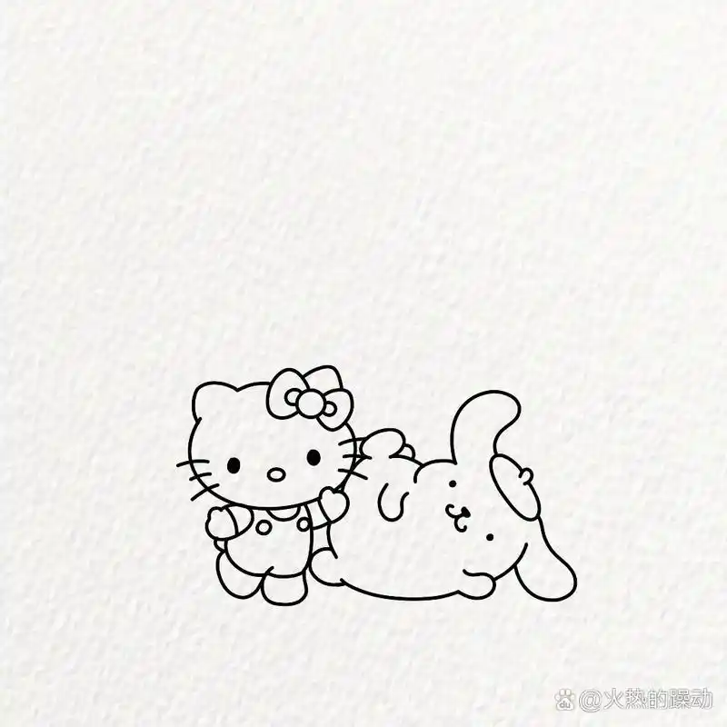 简笔画|【三丽鸥】(附过程) 78 78 78 【用具】 44procreate