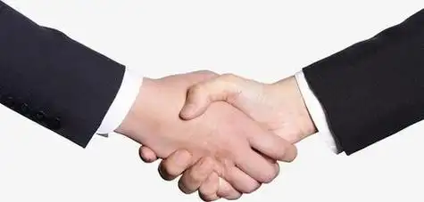 握手合作免抠摄影图