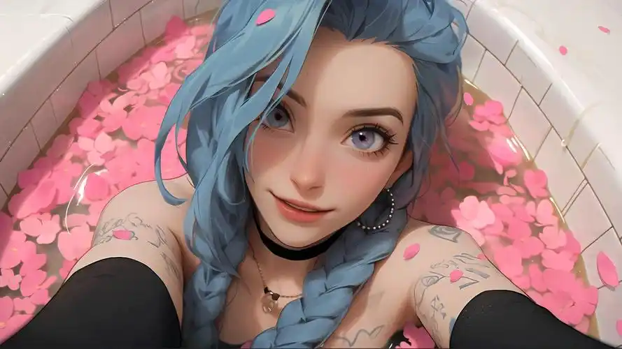 《浴缸金克丝》玫瑰浴的唯美金克丝来啦第63期wallpaper动态壁纸分享