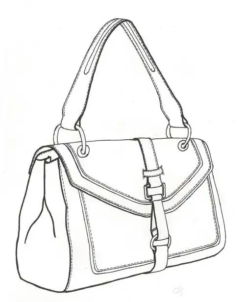 手提包手绘图片_手绘奖状卡通图片