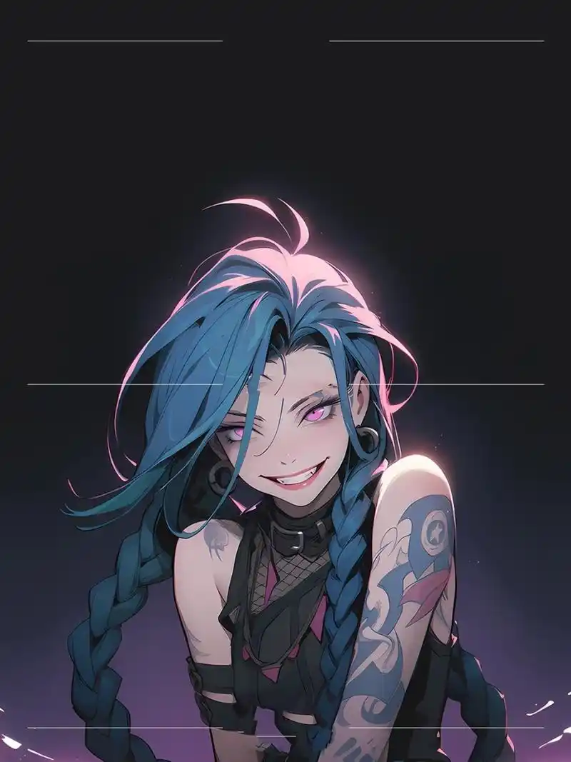 高清手机壁纸|英雄联盟系列【金克丝】