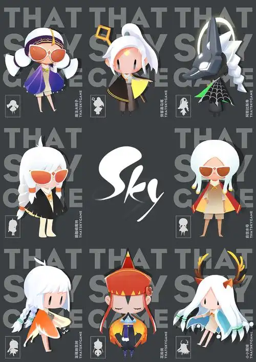 光遇小人儿全身系列|插画|创作习作|淳淳淳7 - 原