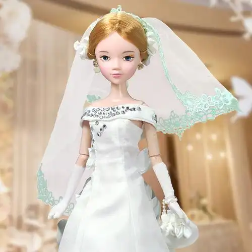 可儿娃娃梦2 浪漫婚纱多关节换装仿真公主洋娃娃女孩玩具9051