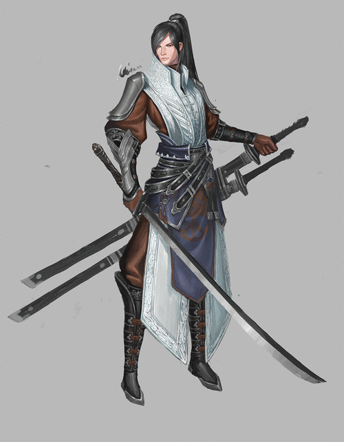 武侠风格设计——第三弹-男剑客|插画|游戏原画|ruycz_原创作品-站酷