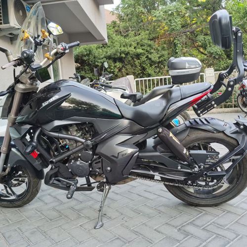 摩托车靠背升仕310xv折叠靠背改装多功能后靠背后货架后尾架