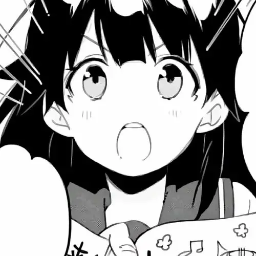 日系黑白动漫女头!