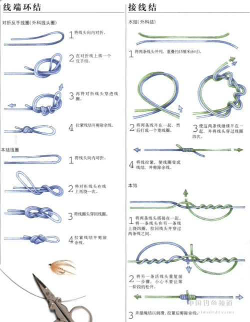 鱼钩绑法大全