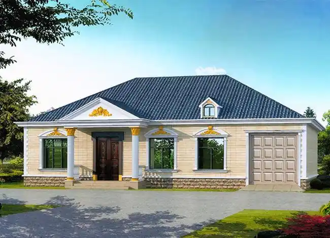 9款农村一层带阁楼房屋设计图,一层建房不再愁