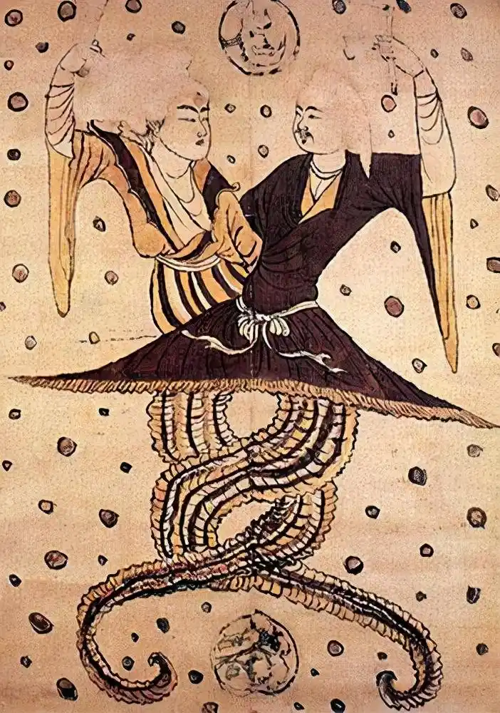 轰动世界的伏羲女娲图!将揭开人类起源之谜,比西方早600多年!