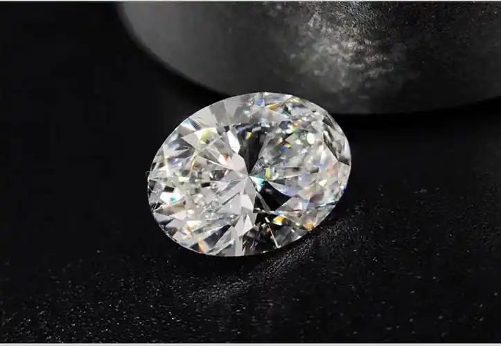 gia椭圆形钻石定制30分50分1克拉蛋形裸石钻戒婚戒订做首饰项链