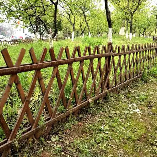 滁州竹护栏样式景区竹围栏咨询请联系我