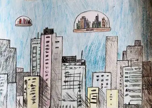 平顺中学第五届"科技创新节"科幻绘画作品