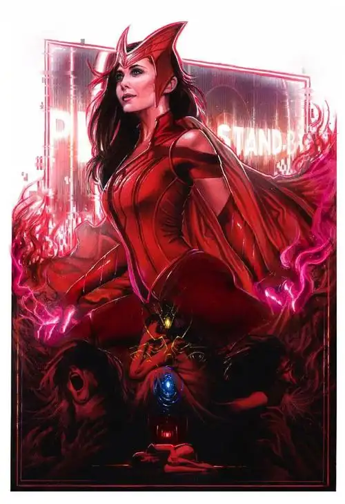 神颜值一组超美的旺达幻视壁纸