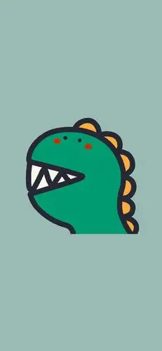 一组可爱小动物卡通手机壁纸