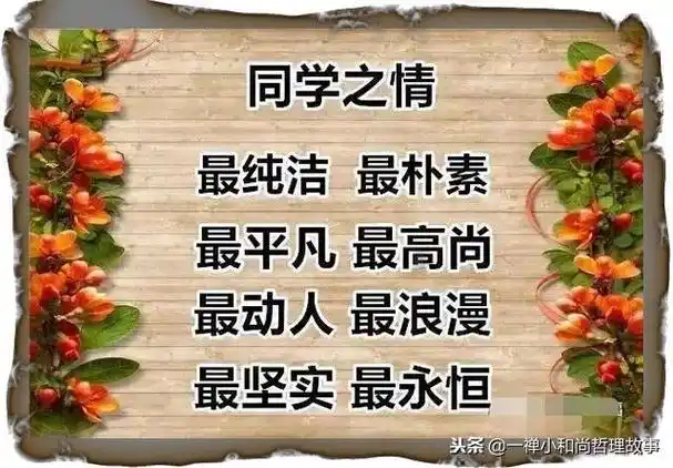 形容同学情谊的句子同学真情最纯洁写给老同学的话句句肺腑说的真好