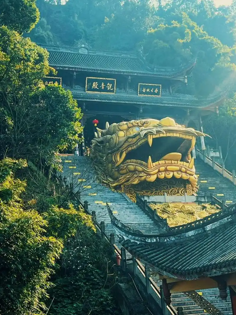 打卡|泸州金龙寺 位于蓝田宪桥的一座小众寺庙——金龙寺 之前从听说