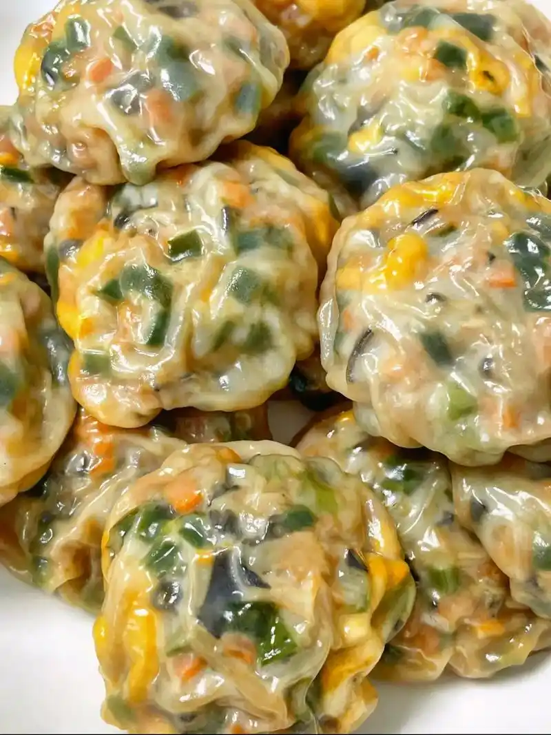 低卡素包子.无需揉面!做法敲简单!皮薄馅多!个个晶莹剔透!  - 抖音