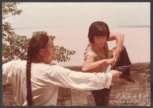 1986年上海电影总公司黑匣喋血记彩色剧照8张一组中国早期的武侠电影