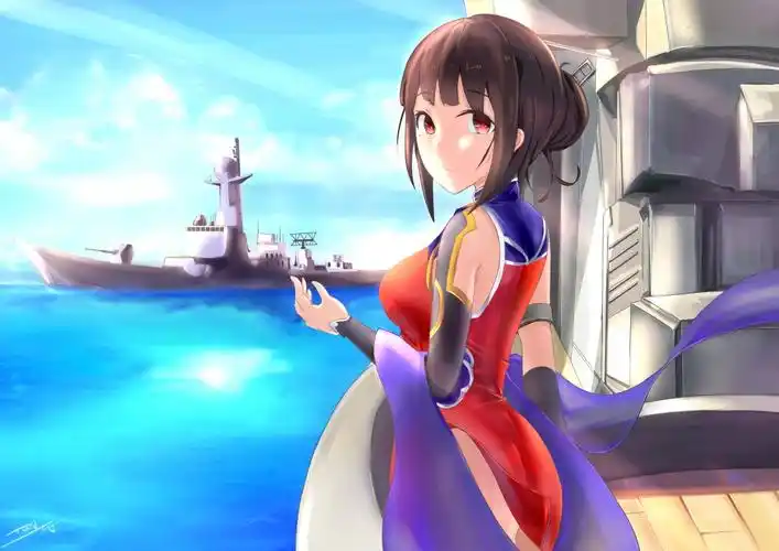 舰娘 逸仙4k动漫壁纸